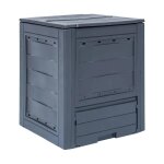 Composteur de jardin 260 litres noir dechets organiques dim 60 x 60 x 73 cm toomax Composteur de jardin 260 litres noir dechets organiques dim 60 x 60 x 73 cm toomax