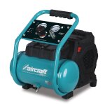 Compresseur d'air � batterie silencieux sans huile cuve 6 l 120 l / min 8 bars 18 v aircraft airboy sil111 ...