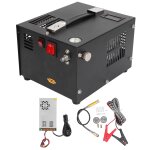 Compresseur d'air pcp 30mpa, pompe  gonflage rapide haute pression, ventilateur de refroidissement, ...