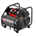Compresseur d'air structure de chantier silencieux facom 6l 1. 6 hp