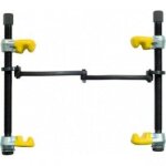Compresseur ressort - barre de s�curit� et crochets rev�tement plastifi� 300 mm