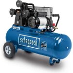Compresseur scheppach hc550tc de 100l  entranement par courroie