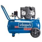 Compresseur silencieux hc51si 50l 8bar 1. 5kw 2 cyl. scheppach sans huile 60db - 5906141901