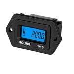 Compteur horaire lcd numrique dc 9v 65v, pour tondeuse  gazon zeroturn, gnrateur de tracteur, voiture ...