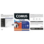 Comus toiture - rouge brique 10l - peinture dcorative impermable pour la rnovation des toitures - ...