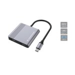 Conceptronic donn13g station d'accueil avec fil usb 3. 2 gen 1 (3. 1 gen 1) type - c gris