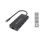 Conceptronic donn14g station d'accueil avec fil usb 3. 2 gen 1 (3. 1 gen 1) type - c gris