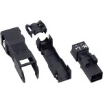 Connecteur d'alimentation wago winsta mini srie winsta mini mle, droit nbr total de ples: 2 16 a noir ...