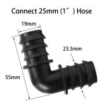 Connecteur barbel rsistant pour micro d'argile, coude 90, tuyau pe, tube goutte  goutte, raccord allergique ...