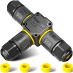 Connecteurs de câbles etanches ip68 - boîte de jonction 3 voies - 3 fils - raccord extérieur étanche ... Connecteurs de câbles etanches ip68 - boîte de jonction 3 voies - 3 fils - raccord extérieur étanche ...