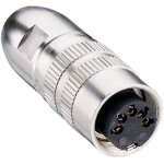 Connecteur circulaire din femelle, droit lumberg 0321 03 nombre total de ples: 3 argent 1 pc(s)