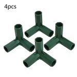 Connecteurs de construction de cadre de serre en plastique de 16mm, 4 pièces, structure de jardin extérieur, ... Connecteurs de construction de cadre de serre en plastique de 16mm, 4 pièces, structure de jardin extérieur, ...