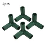 Connecteurs de construction de cadre de serre en plastique de 16mm, 4 pices, structure de jardin extrieur ...