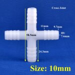 Connecteur croisé pe pour pompe à air d'aquarium, 5 à 500 pièces, 9mm, 10mm, joint à 4 voies, arrosage, ... Connecteur croisé pe pour pompe à air d'aquarium, 5 à 500 pièces, 9mm, 10mm, joint à 4 voies, arrosage, ...