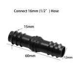 Connecteur droit de coupe barbel, micro d'argile goutte  goutte, tube pe, raccord de rparation de ...