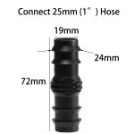 Connecteur droit de coupe barbel, micro d'argile goutte  goutte, tube pe, raccord de rparation de ...