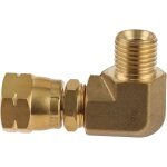 Connecteur de gaz 90 1 / 4  gauche, connecteur dangle en laiton pour tuyau de gaz raccord rapide pour ...