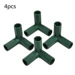 Connecteurs de pilier de jardinage en plastique, 4 pices, joints de support de serre, outil de jardinage ...