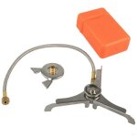 Connecteurs pour r�chaud de camping ext�rieur, adaptateur de r�servoir de gaz en acier inoxydable, convertisse ...