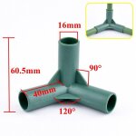 Connecteurs de support de fleurs pour plantes, 2 à 20 pièces, 3 voies, 4 voies, tube de serre de jardin, ... Connecteurs de support de fleurs pour plantes, 2 à 20 pièces, 3 voies, 4 voies, tube de serre de jardin, ...