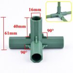 Connecteurs de support de fleurs pour plantes, 2 a 20 pices, 3 voies, 4 voies, tube de serre de jardin, ...