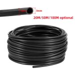 Connecteur de tuyau barbel de 3 / 5mm, coude droit, bouchon d'extrmit en t, accessoire d'arrosage ...