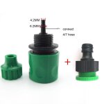 Connecteur de tuyau d'eau de jardin, raccord adaptateur rapide, d'argile goutte à goutte bricolage, système ... Connecteur de tuyau d'eau de jardin, raccord adaptateur rapide, d'argile goutte à goutte bricolage, système ...