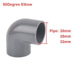Connecteur de tuyau en pvc à coude droit, diamètre intérieur 20, 25, 32mm, adaptateur de tuyau d'eau, ... Connecteur de tuyau en pvc à coude droit, diamètre intérieur 20, 25, 32mm, adaptateur de tuyau d'eau, ...