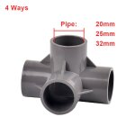 Connecteur de tuyau en pvc à coude droit, diamètre intérieur 20, 25, 32mm, adaptateur de tuyau d'eau, ... Connecteur de tuyau en pvc à coude droit, diamètre intérieur 20, 25, 32mm, adaptateur de tuyau d'eau, ...