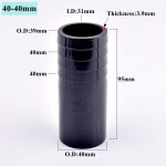 Connecteur upvc wildoda de grande taille, tuyau d'irrigation de jardin, adaptateur de tuyau souple, accessoire ...