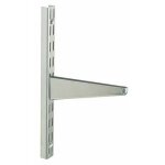 Console droite pour cr�maill�re double perforation - sparring - l370 mm - blanc elfa