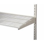 Console pour étagère fil - système suspendu - l 420 mm - blanc elfa Console pour étagère fil - système suspendu - l 420 mm - blanc elfa