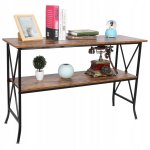 Console etagere table acier loft industriel Console etagere table acier loft industriel