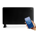 Convecteur de chauffage avec wifi 2000w noir domo do7355ch