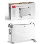 Convecteur �lectrique blanc - 2000w - thermostat r�glable - protection thermique - poign�es int�gr�es ...