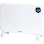 Convecteur lectrique - sencor - scf 3200wh - 1500 w - 2 niveaux de chauffage - blanc