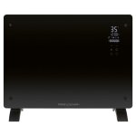 Convecteur en verre 1500w noir proficare pc - gkh3118 - noir