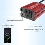 Convertisseur de courant 150 w 12 v vers 220 v ac, adaptateur de prise de voiture pour allume - cigare ...