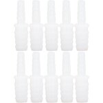 Convertisseur de tuyau cannel�, 10pcs 6mm a 9 / 10 / 11 / 12mm raccord de tuyau pe tube connecteur barb ...