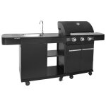 Cook'in garden - cuisine extrieure modulable fyra - 3 brleurs