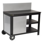 Cook'in garden - desserte noire nova pour plancha Cook'in garden - desserte noire nova pour plancha
