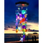 Coquillages et etoiles carillon solaire, 21 led etanche solaire carillon jardin exterieur, cadeaux pour ... Coquillages et etoiles carillon solaire, 21 led etanche solaire carillon jardin exterieur, cadeaux pour ...