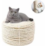 Corde pour arbre � chat, corde en sisal pour chat, solide et durable pour gratter, corde de jardin, pour ...