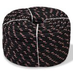Corde de bateau polypropylène 14 mm 50 m noir Corde de bateau polypropylène 14 mm 50 m noir