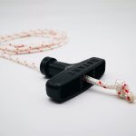 Corde de démarrage à rebond avec poignée de démarrage, 2, 4 m / 5 mm, corde de démarrage moteur et poignée, ... Corde de démarrage à rebond avec poignée de démarrage, 2, 4 m / 5 mm, corde de démarrage moteur et poignée, ...