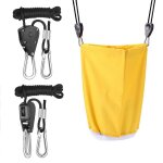 Corde de levage de tente, 2 pi�ces, portable plante de croissance, l�ger, lani�re de levage, antirouille, ...