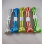 Corde a linge 20 mètres en pvc avec renforcement fil d'acier 2, 8 mm etendage Corde a linge 20 mètres en pvc avec renforcement fil d'acier 2, 8 mm etendage