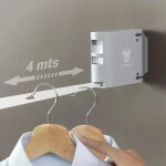 Corde a linge rétractable raclox innovagoods Corde a linge rétractable raclox innovagoods