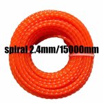 Corde en nylon pour débroussailleuse, fil de tondeuse à gazon, accessoire, 2. 0mm, 2. 4mm, 2. 7mm, 3mm ... Corde en nylon pour débroussailleuse, fil de tondeuse à gazon, accessoire, 2. 0mm, 2. 4mm, 2. 7mm, 3mm ...