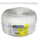 Corde tressée en polypropylène blanche (bobine 200 m) Corde tressée en polypropylène blanche (bobine 200 m)